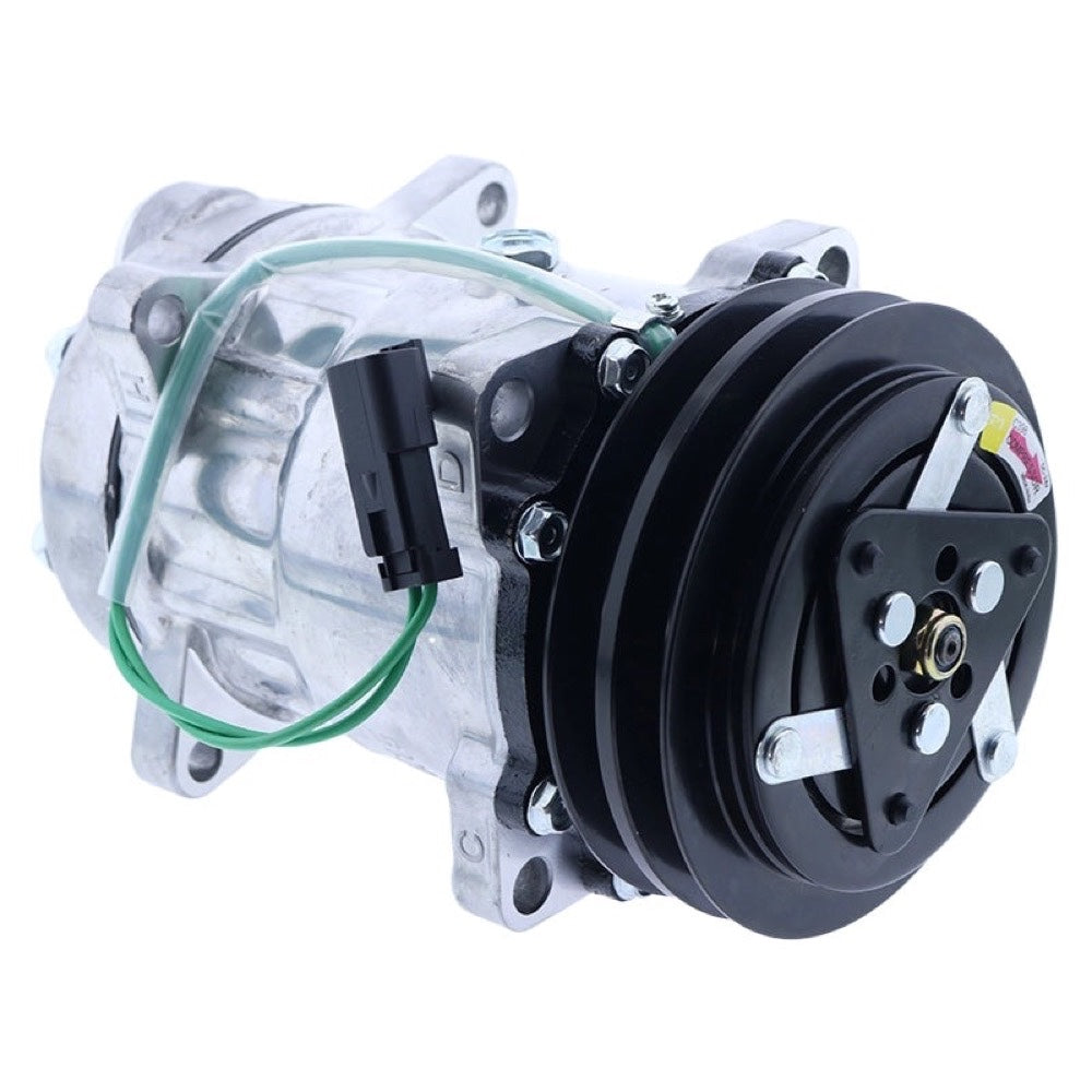Sanden SD7H15 Air Conditioning Compressor VOE14518640 suitable for Volvo Excavator EC135B EC140B EC160B EC180B EC210B EC240B